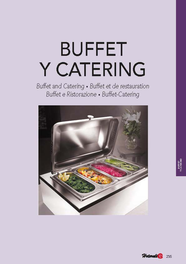 Carátula catálogo buffet y Catering