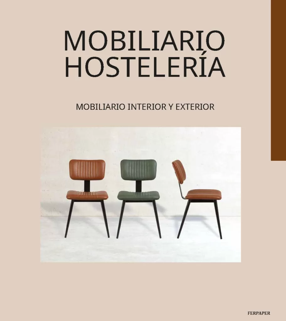 Catálogo mobiliario de hostelería